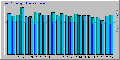 Hourly usage for May 2026